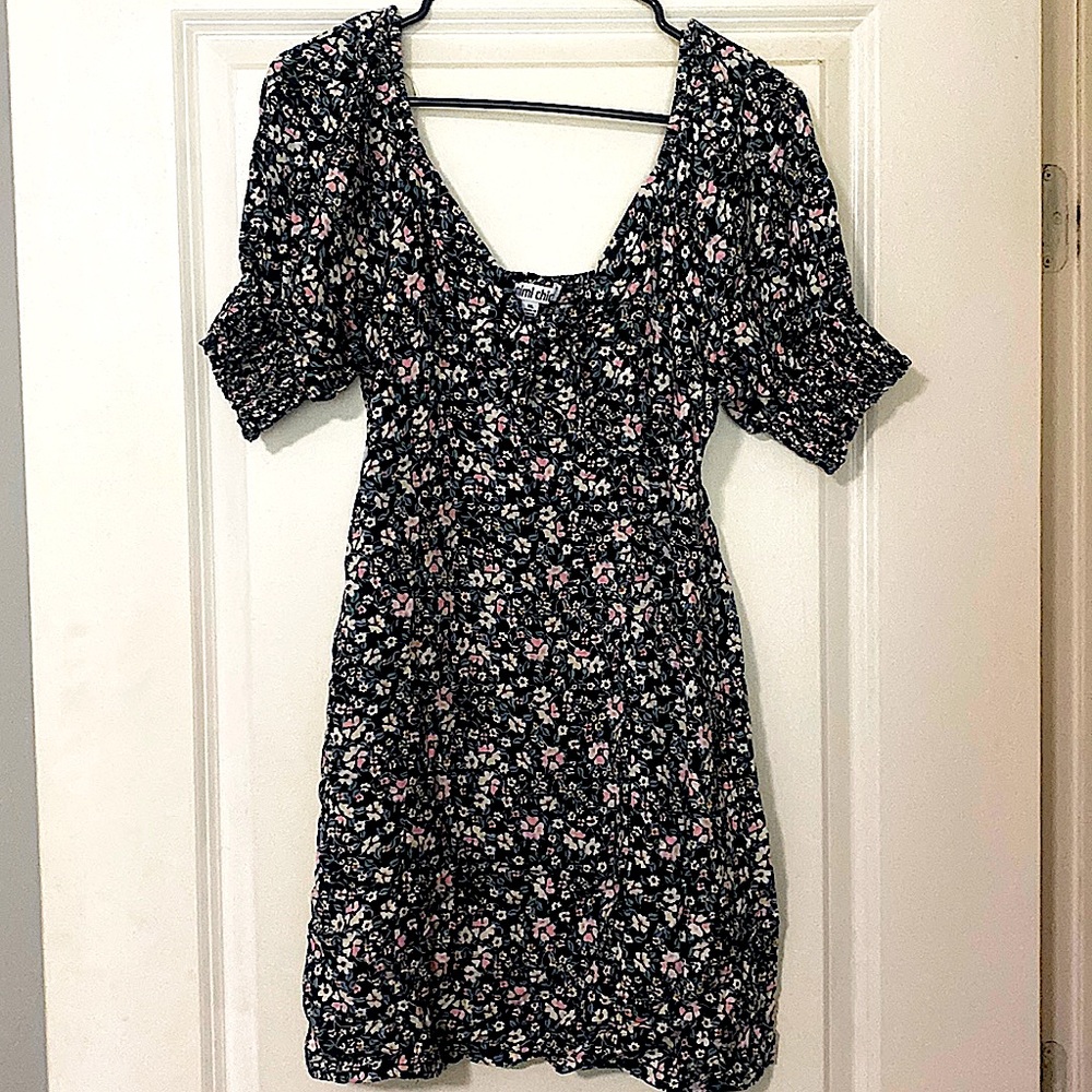 Spring floral dress